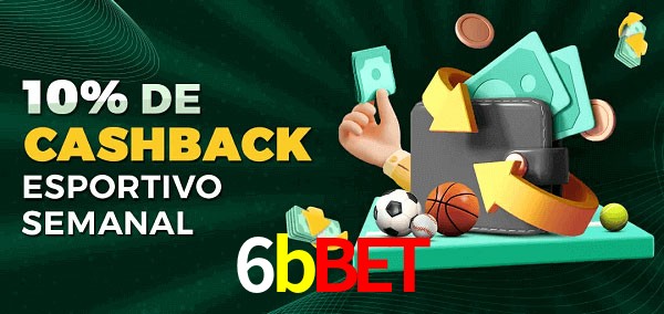 10% de bônus de cashback na 6bbet